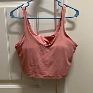 Pink Lululemon Align Crop Tank